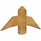 Ekena Millwork Bellingham Rough Sawn Timber Gable Bracket, Western Red Cedar, 36"W x 15"H x 2"D x 6"F, 10/12 Pitch GBW036X15X0206BEL00RWR - alternate 2